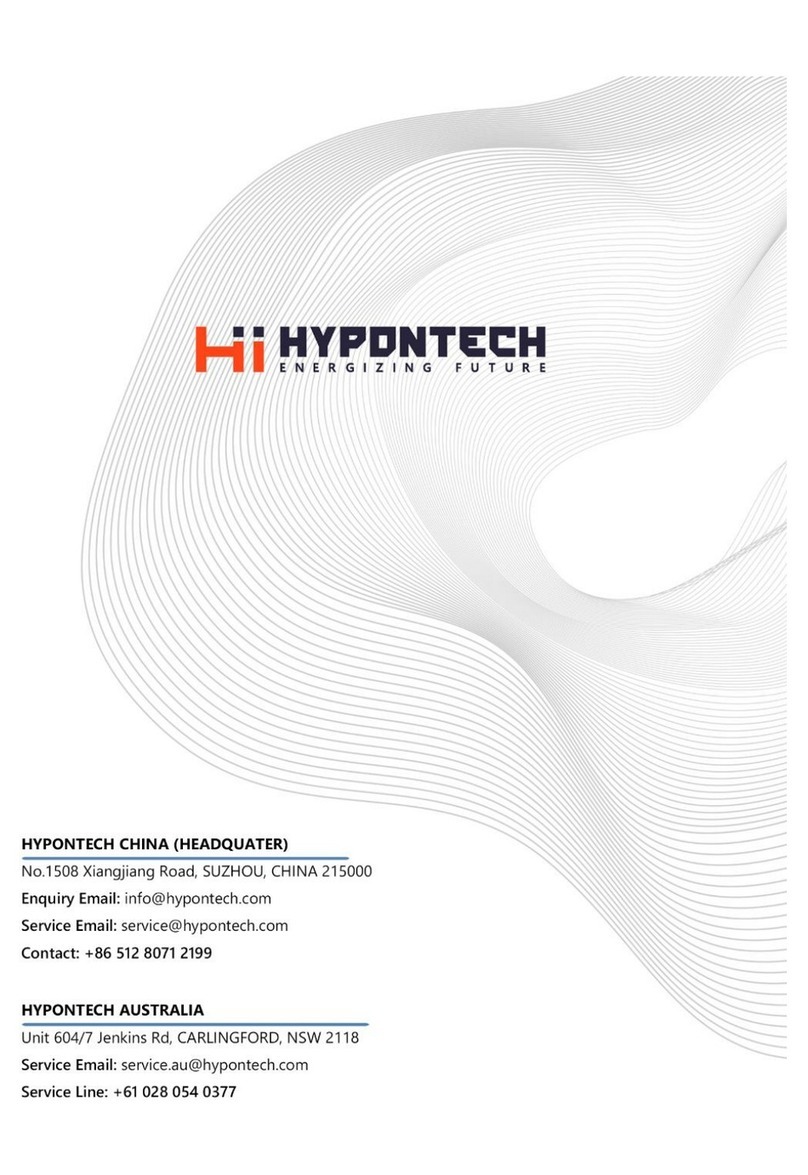 Hypontech HHT-5000 Series user manual