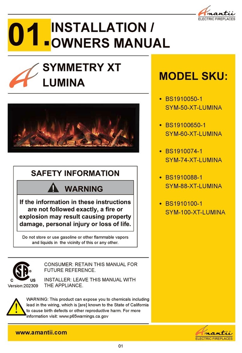 Amantii SYM-50-XT-LUMINA Operating instructions
