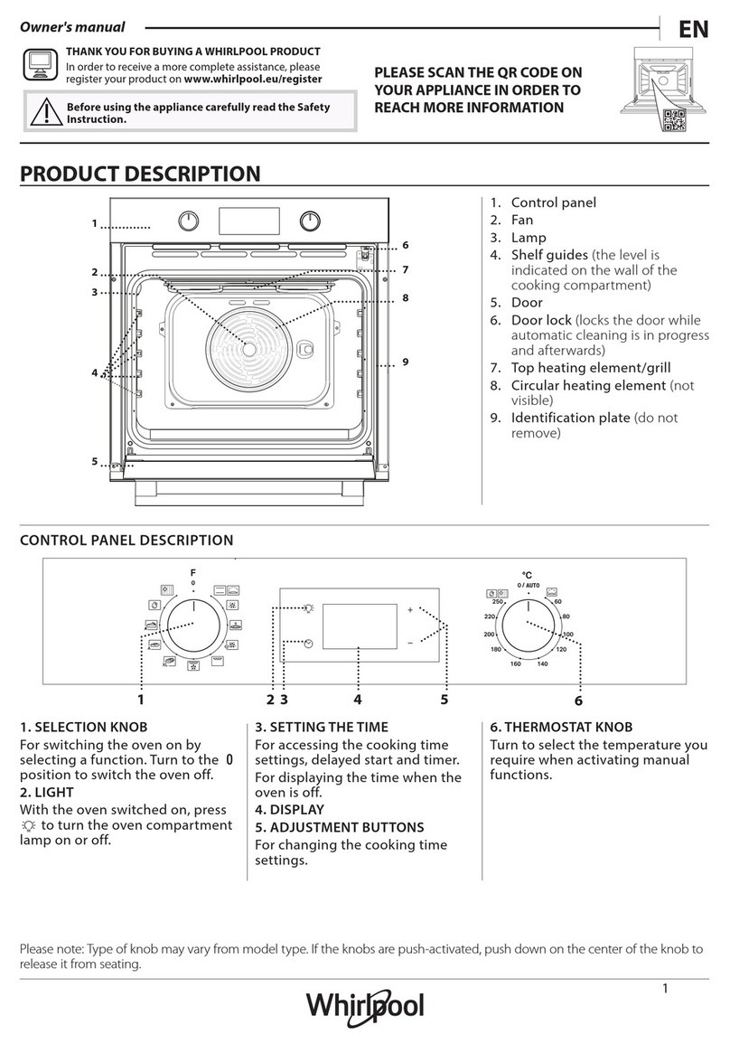 Whirlpool OMR58RR1X owner's manual