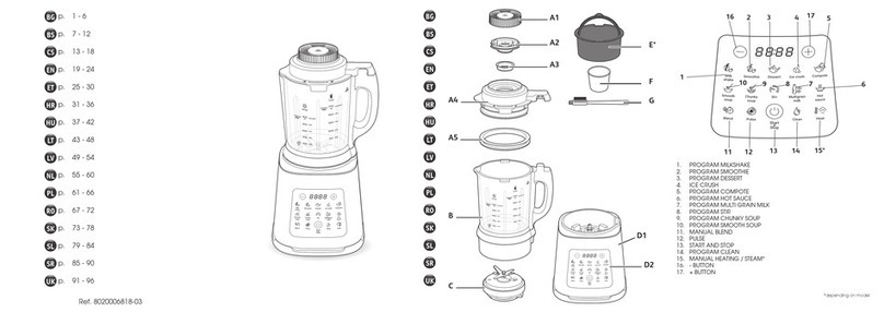 TEFAL BL83SD manual