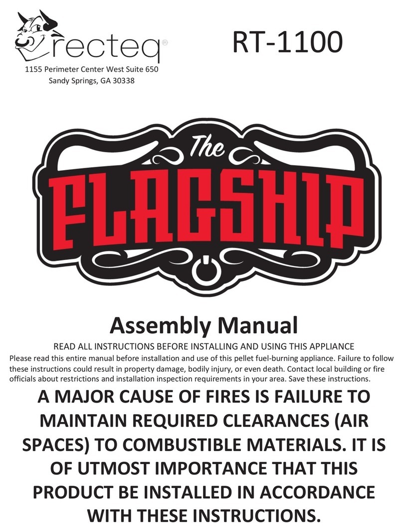 recteq The Flagship RT-1100 Assembly manual