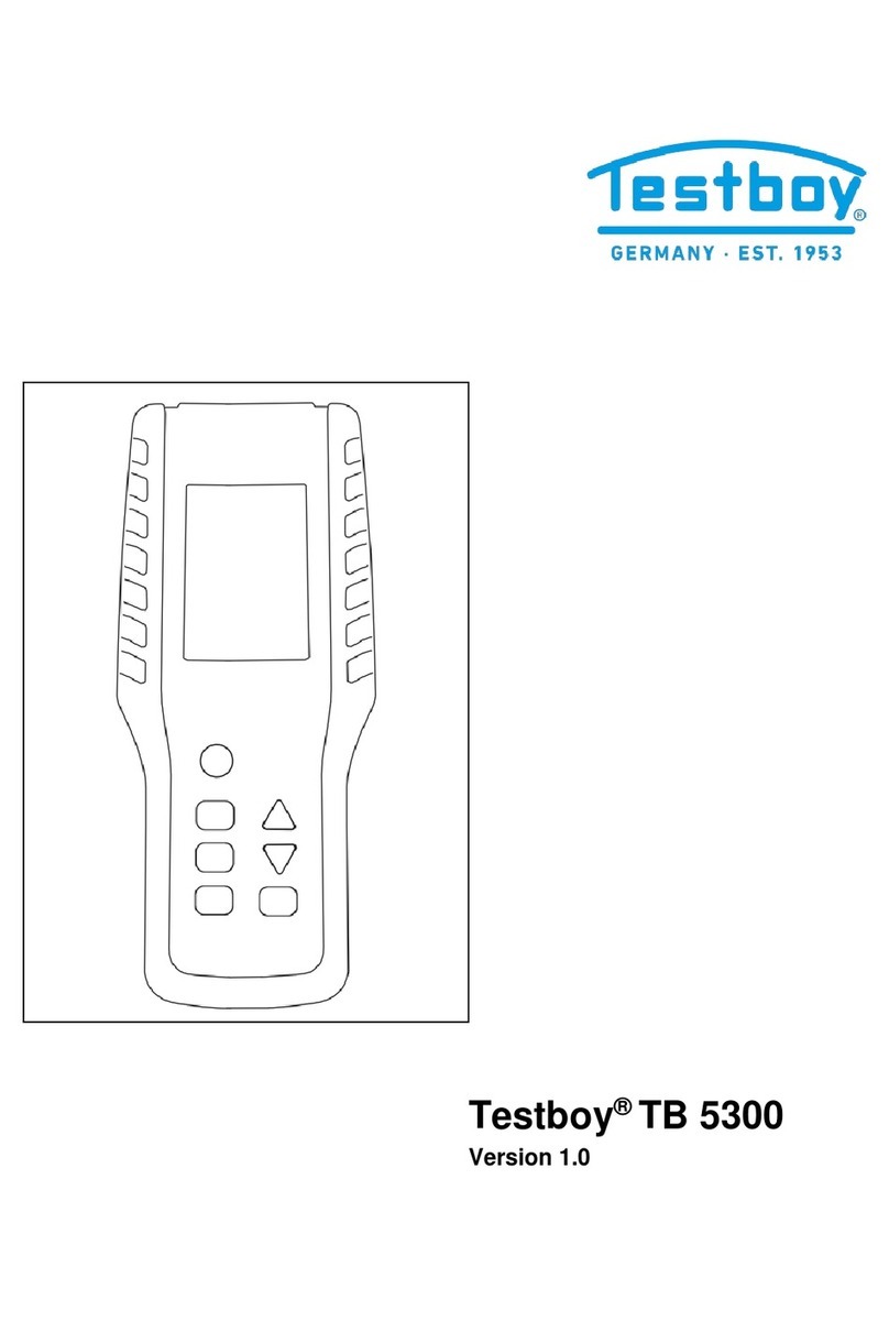 Testboy TB 5300 User manual