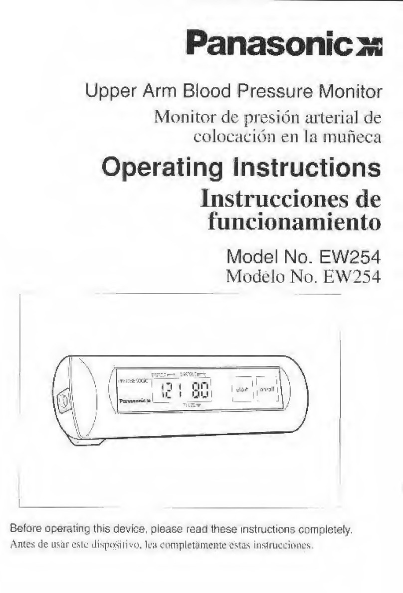 Panasonic EW254 User manual
