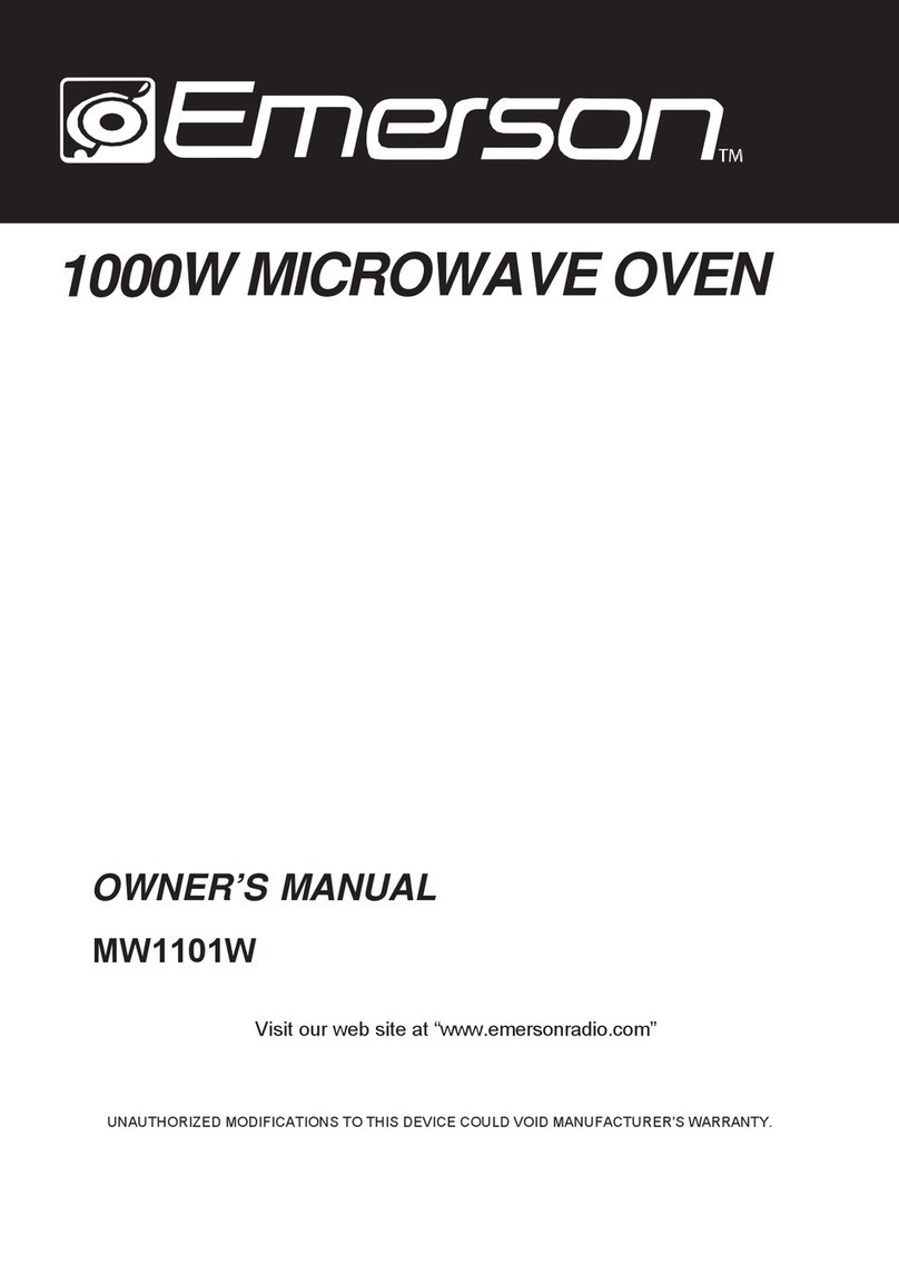Emerson MW1101W owner's manual