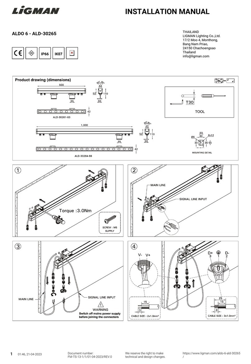 LIGMAN ALD-30265 User manual