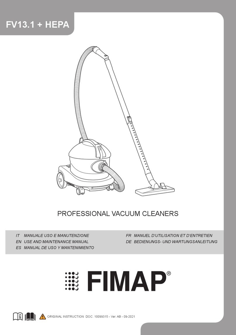 Fimap FV13.1 + HEPA Use and maintenance manual