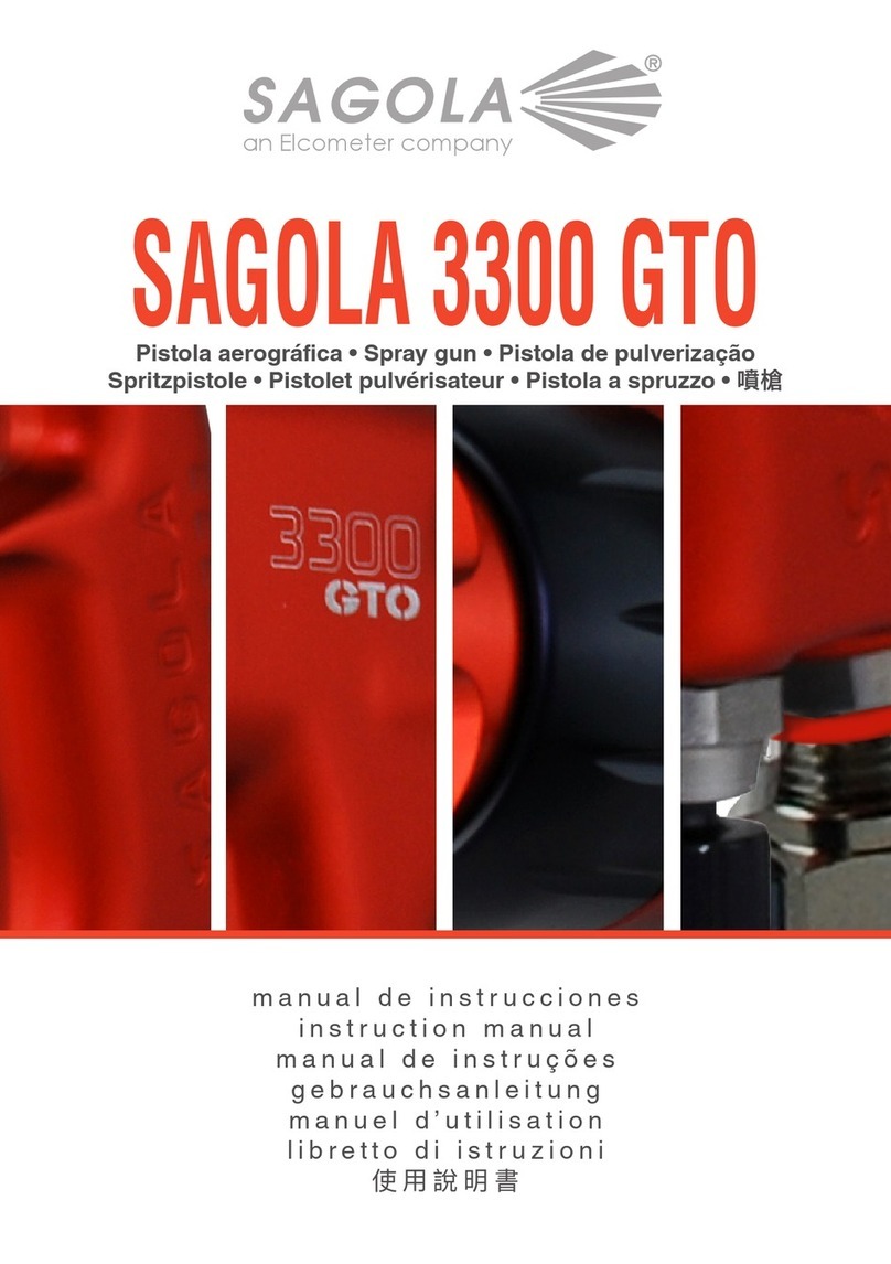 Elcometer SAGOLA 3300 GTO instruction manual