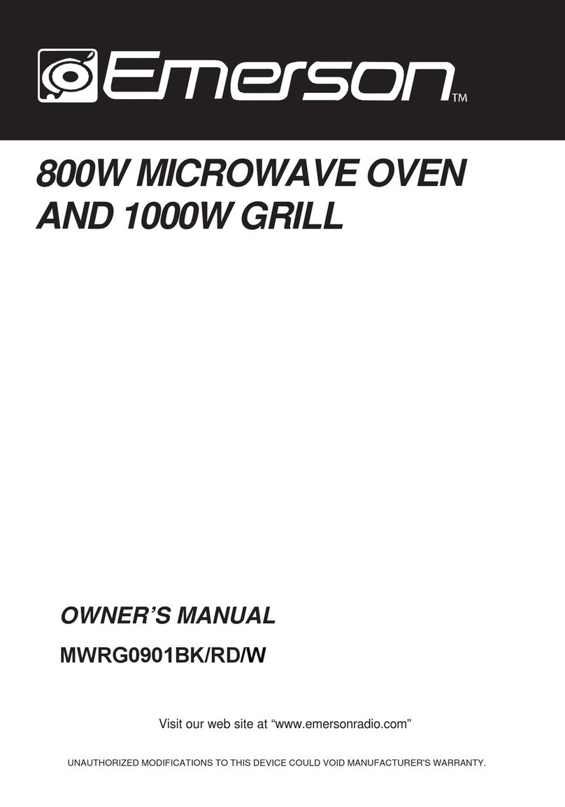Emerson MWRG0901RD User manual Emerson MWRG0901RD User manual