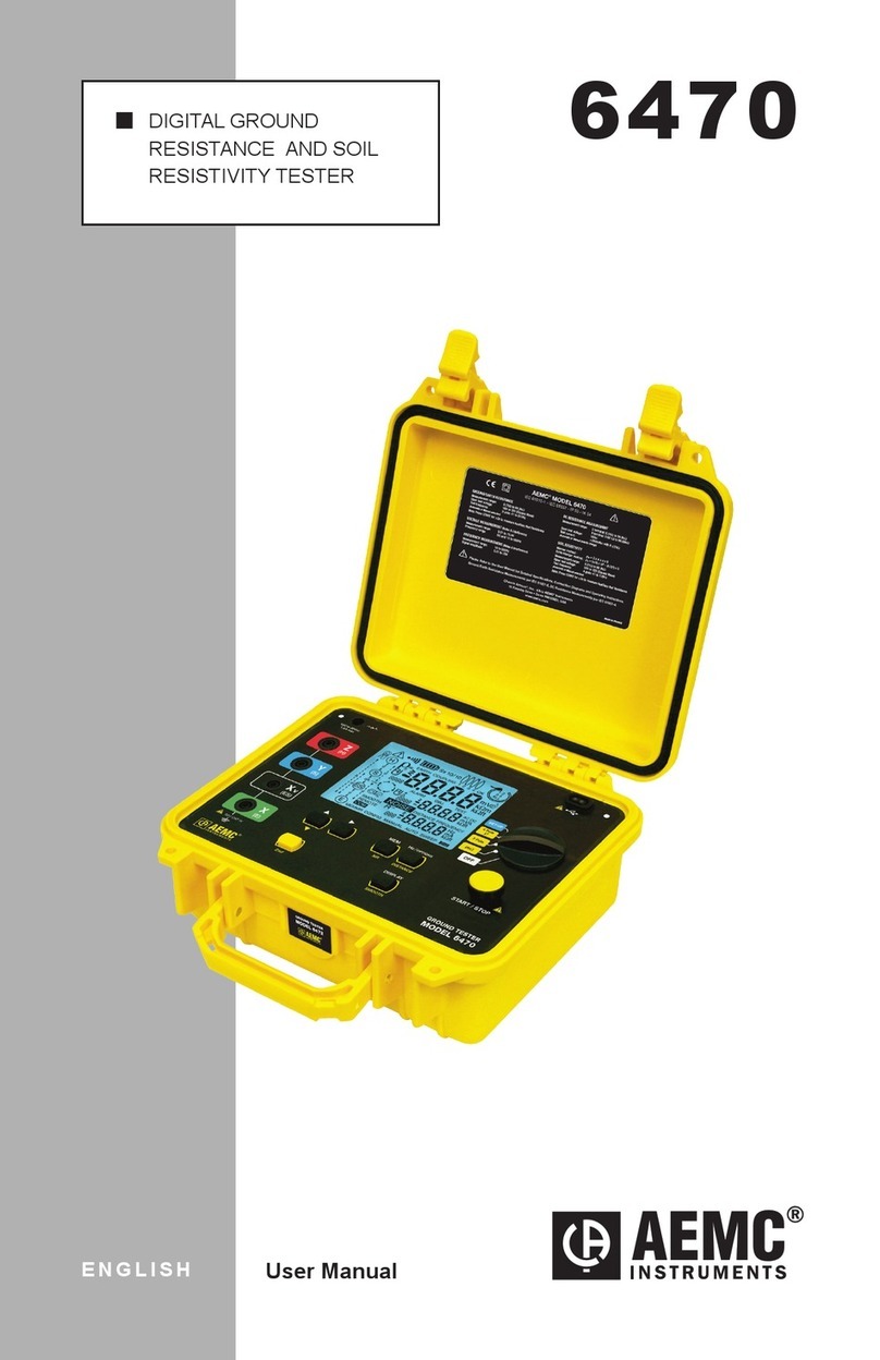 AEMC instruments 6470 User manual