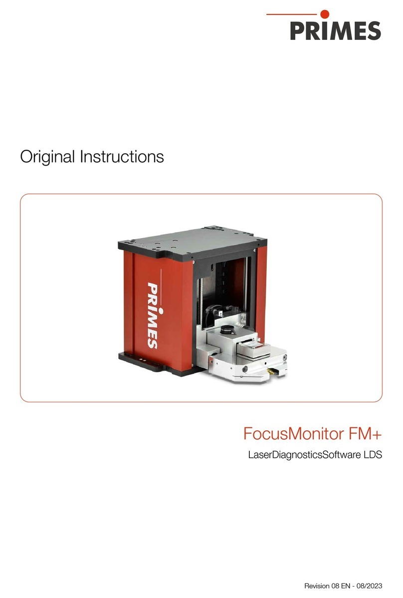 Primes FocusMonitor FM+ User manual