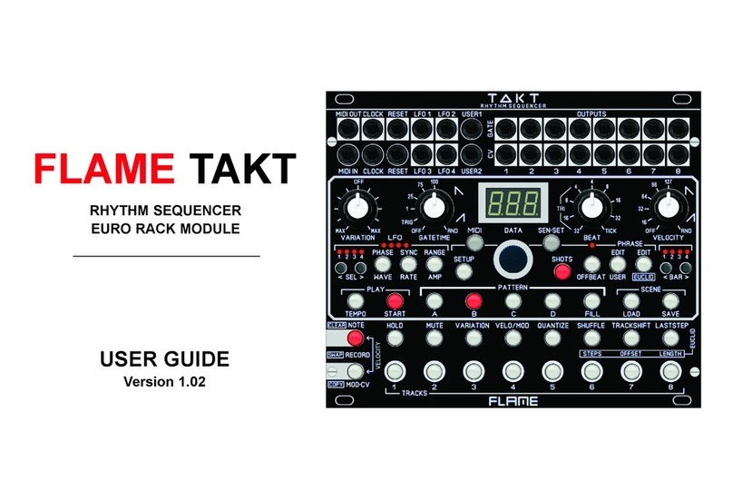 Flame TAKT User manual
