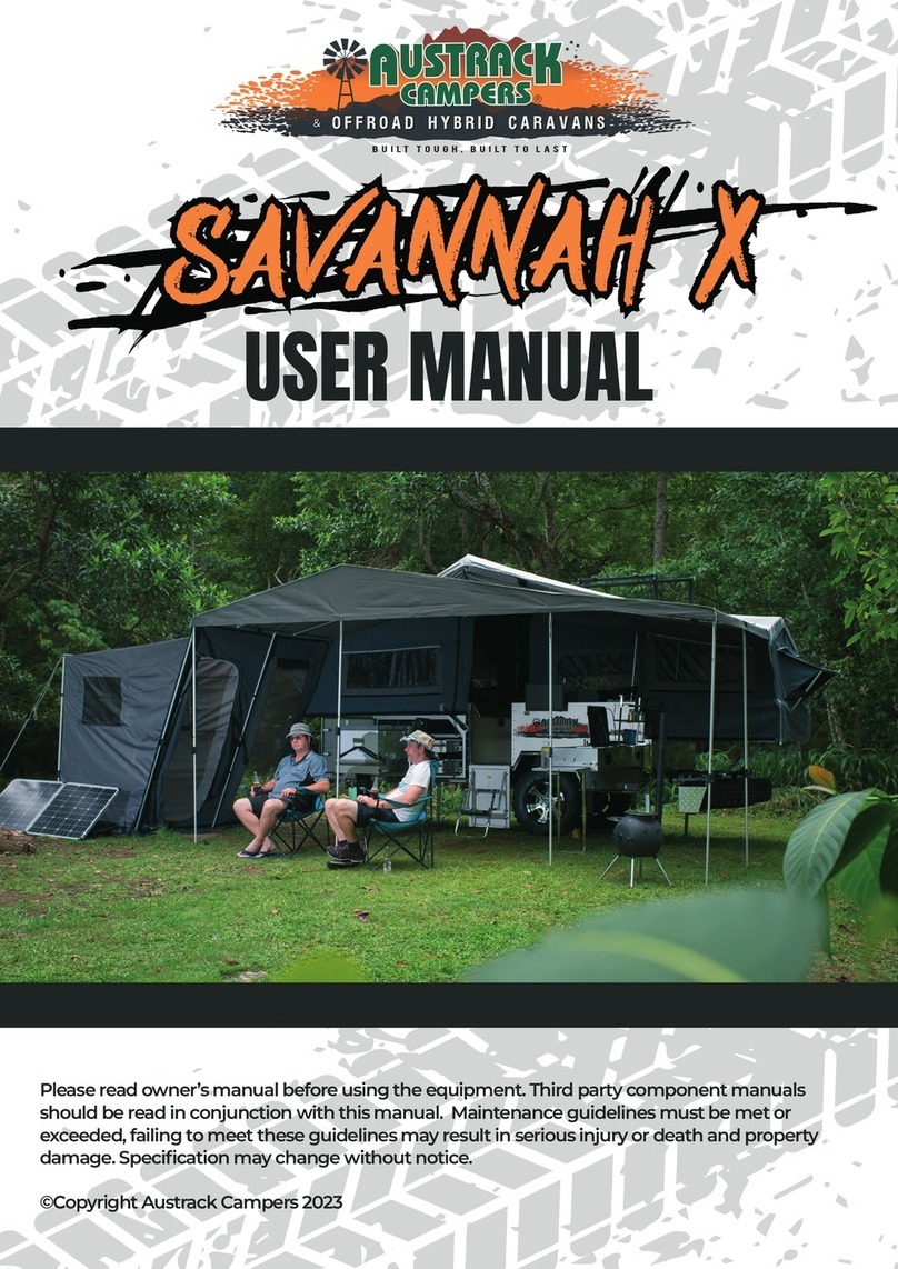 AUSTRACK CAMPERS SAVANNAH X user manual