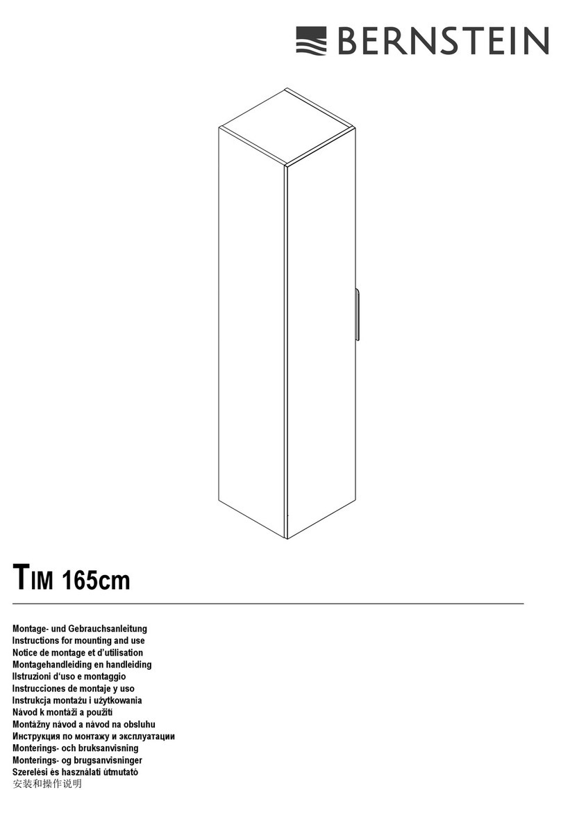 BERNSTEIN TIM 165395 Instructions for mounting and use