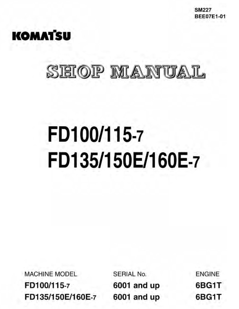 Komatsu FD100-7 Shop Manual