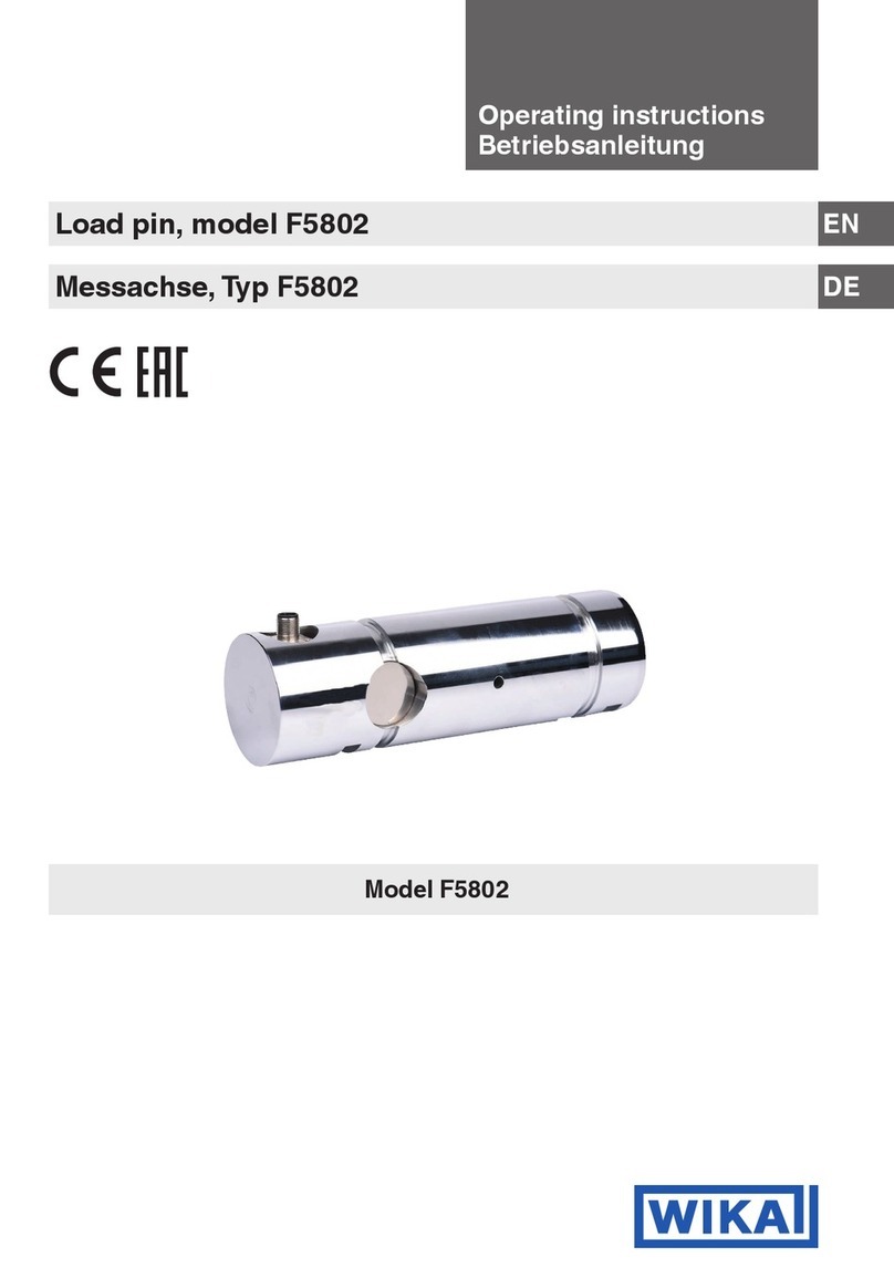 WIKA F5802 operating instructions