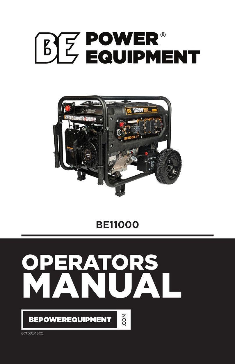 BE Power Equipment BE11000 Operator's manual