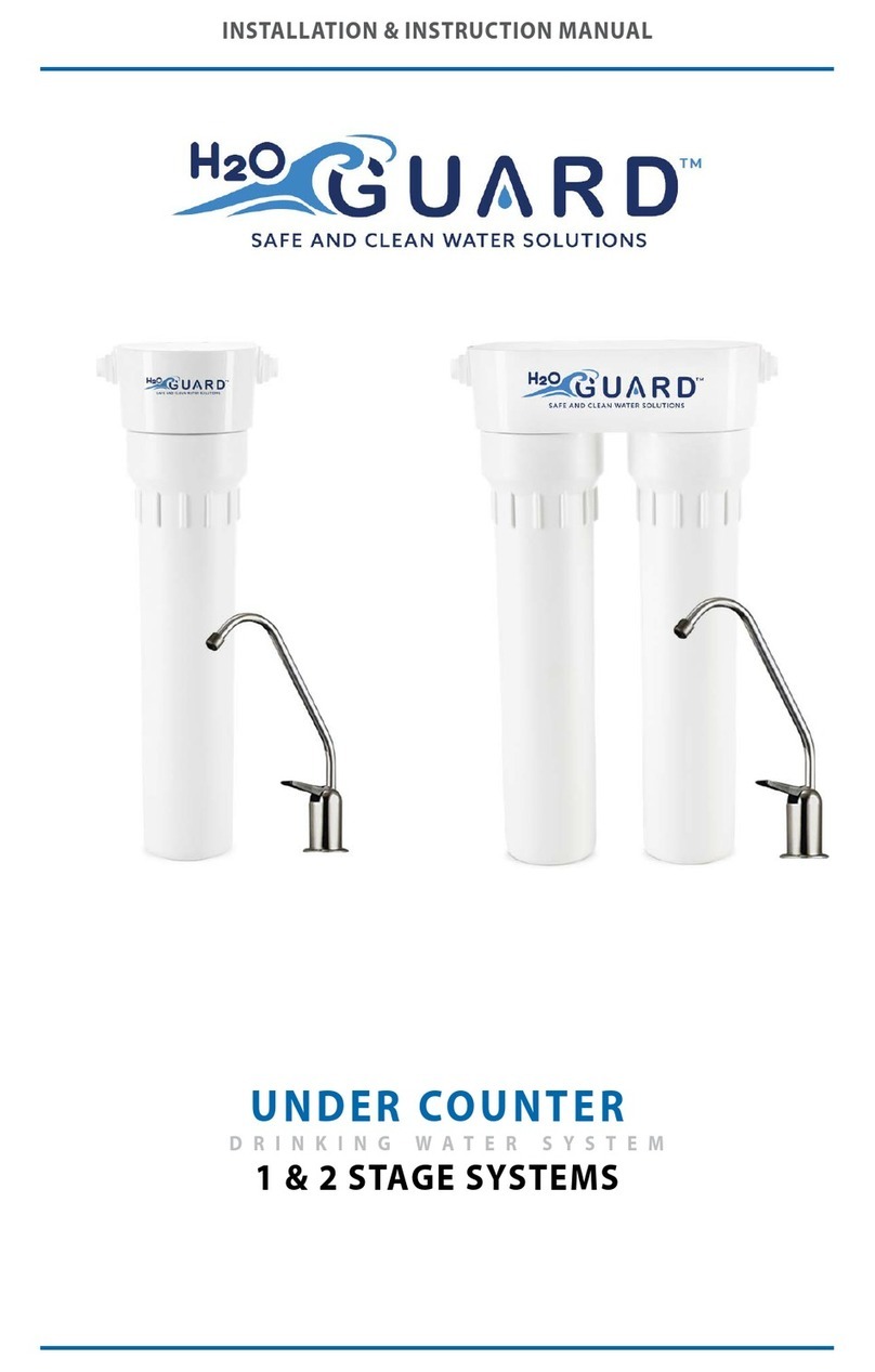 H2O International Guard U1000 Installation instructions manual