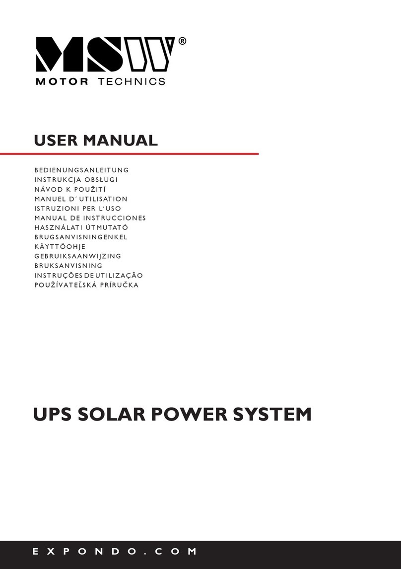 MSW Motor Technics S-POWER UPS 800 PSW user manual MSW Motor Technics S-POWER UPS 800 PSW user manual