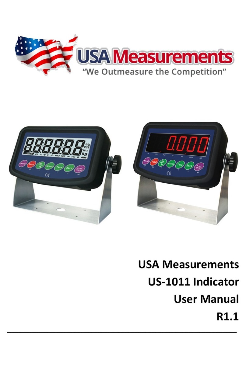 USA Measurements US-1011 user manual