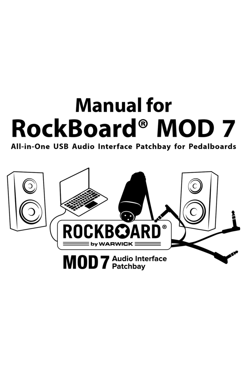 Warwick RockBoard MOD 7 manual