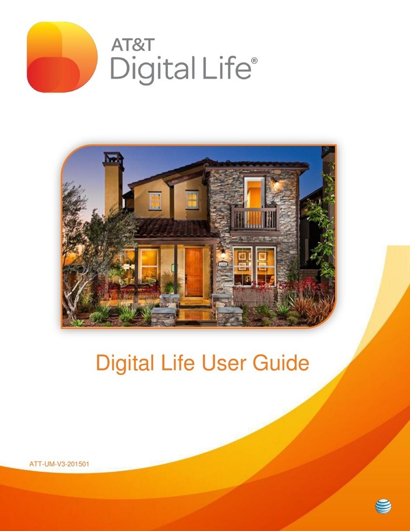 AT&T digital life DLC-100 user manual
