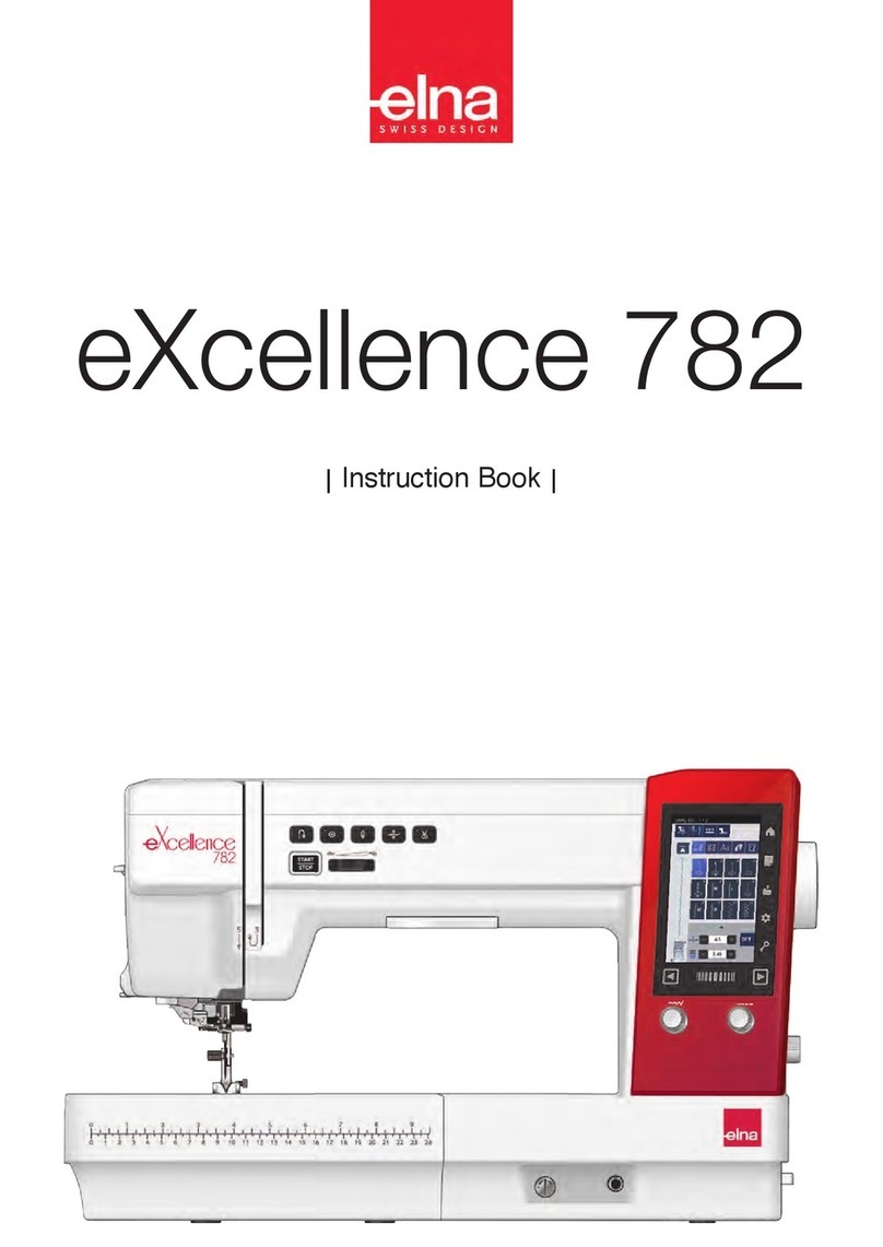 ELNA eXcellence 782 Instruction book
