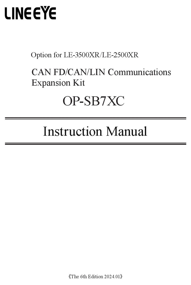 LineEye OP-SB7XC instruction manual