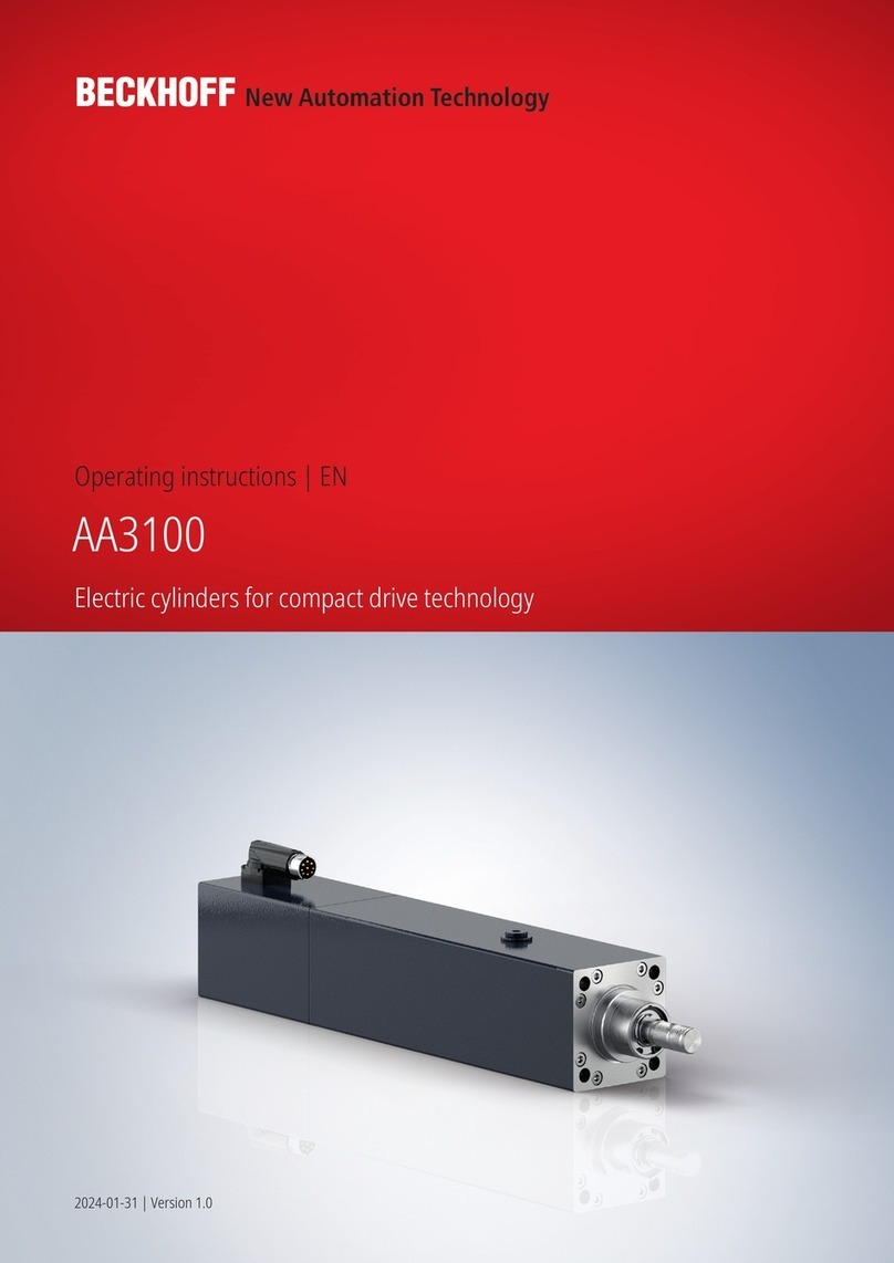 Beckhoff AA3100 User manual