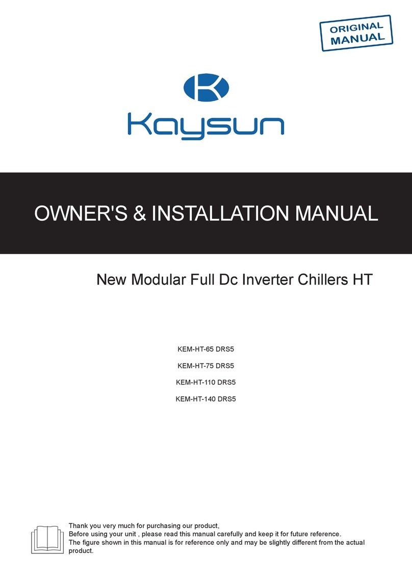 Kaysun KEM-HT-75 Owners & installation manual Kaysun KEM-HT-75 Owners & installation manual