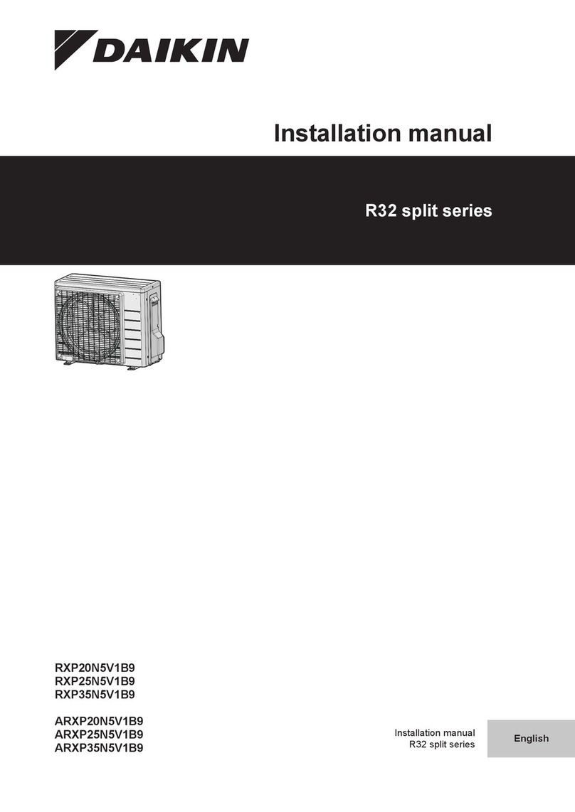 Daikin RXP25N5V1B9 User manual Daikin RXP25N5V1B9 User manual