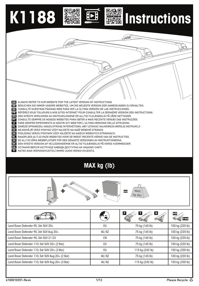 Yakima K1188 User manual