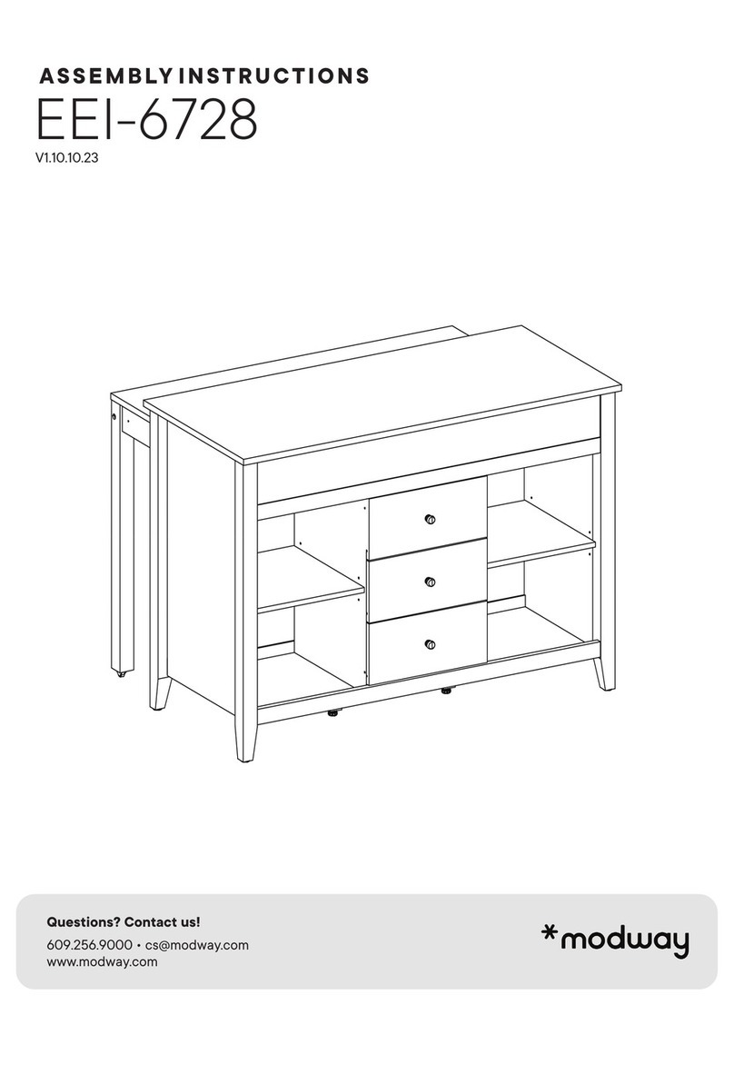 modway EEI-6728 Assembly instructions