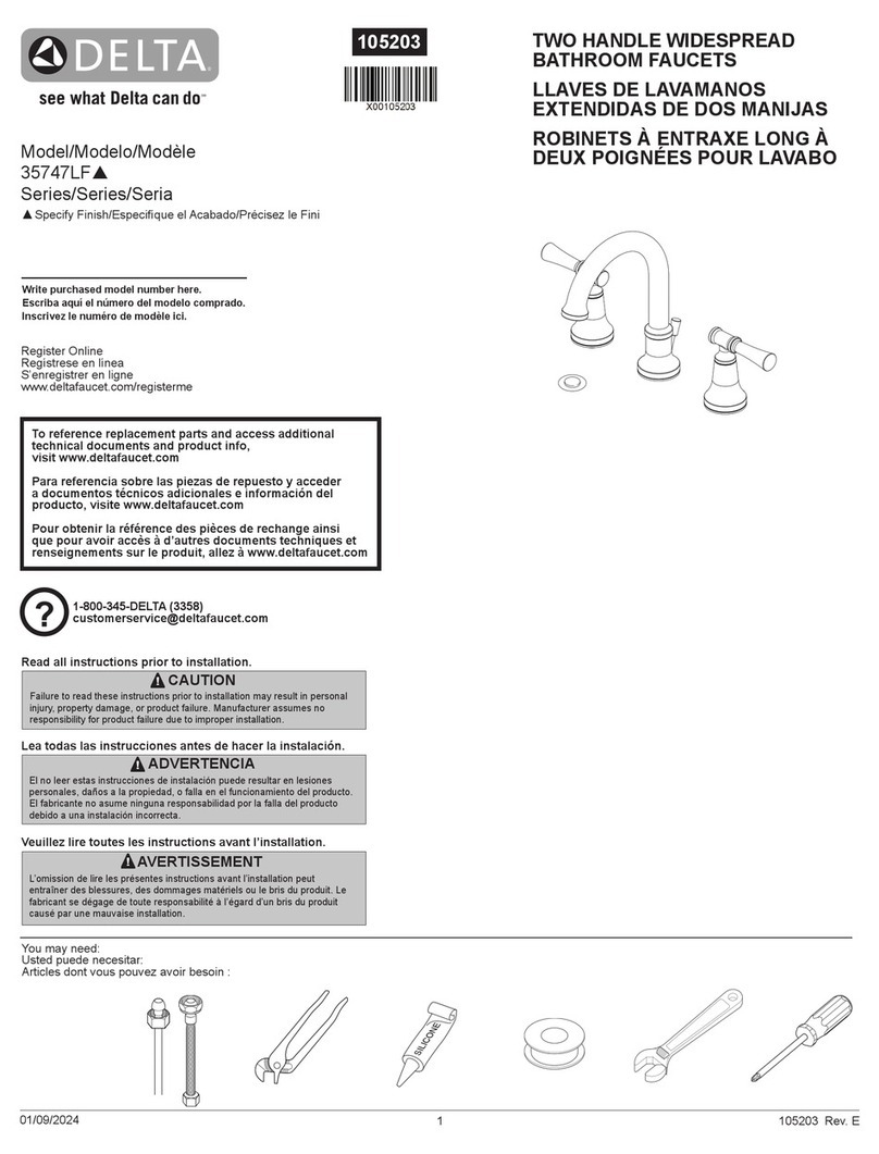 Delta 35747LF Series User manual