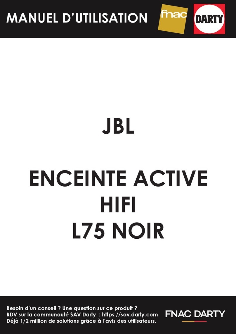 JBL L75ms User manual