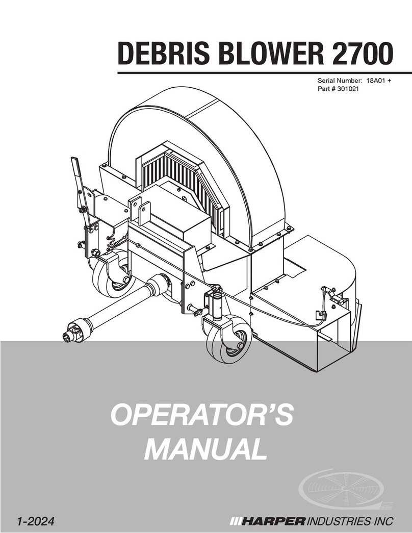 Harper DEBRIS 2700 User manual