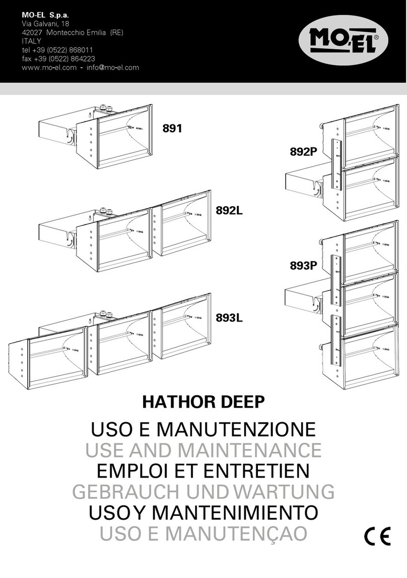 MO-EL HATHOR DEEP 892P User guide