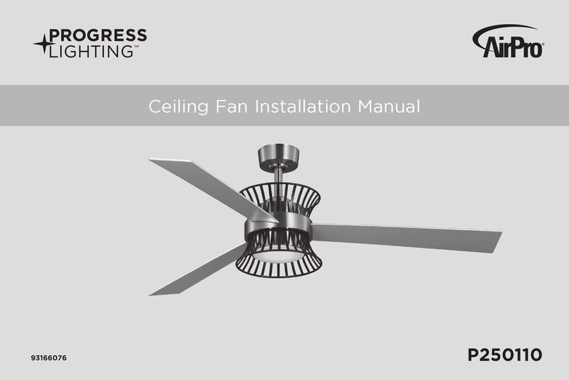 Progress Lighting AirPro P250110 installation manual