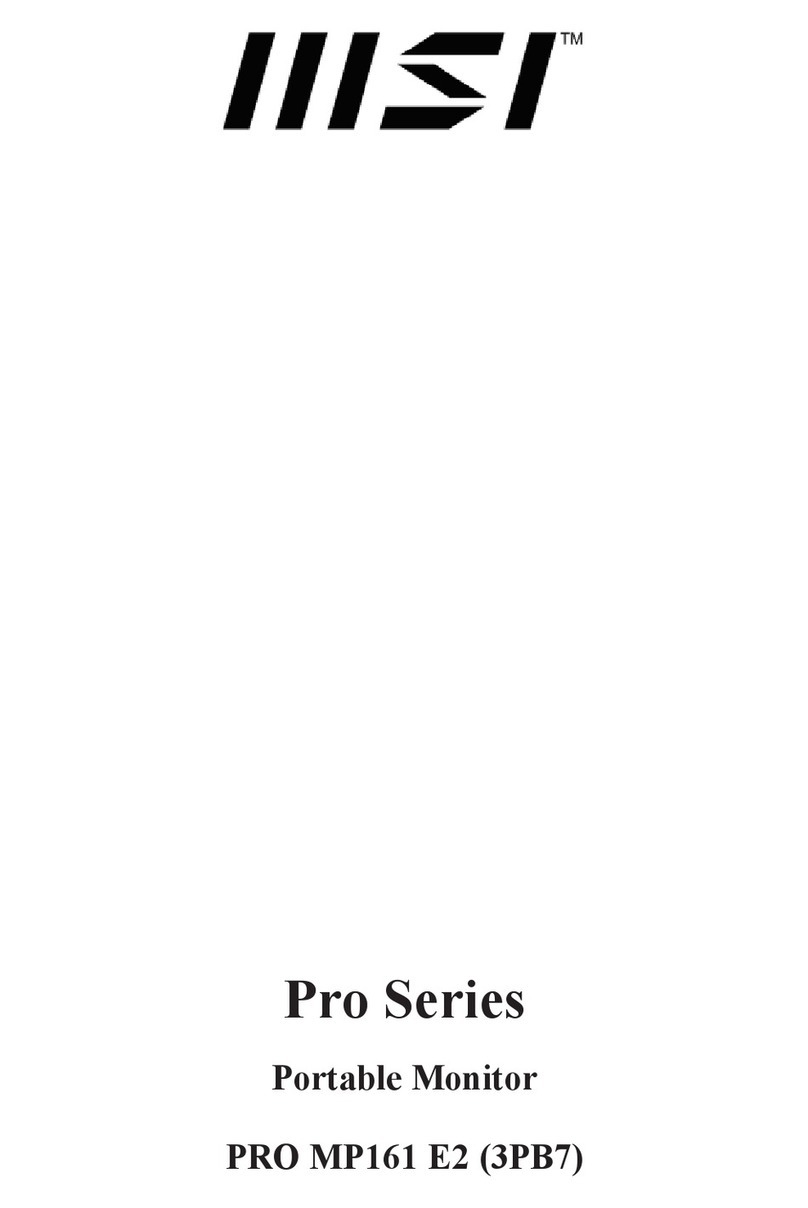 MSI PRO MP161 E2 User manual