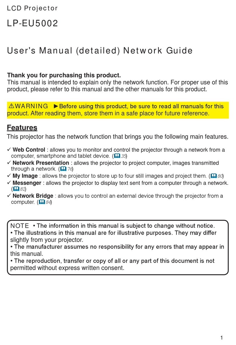 Hitachi LP-EU5002 User manual