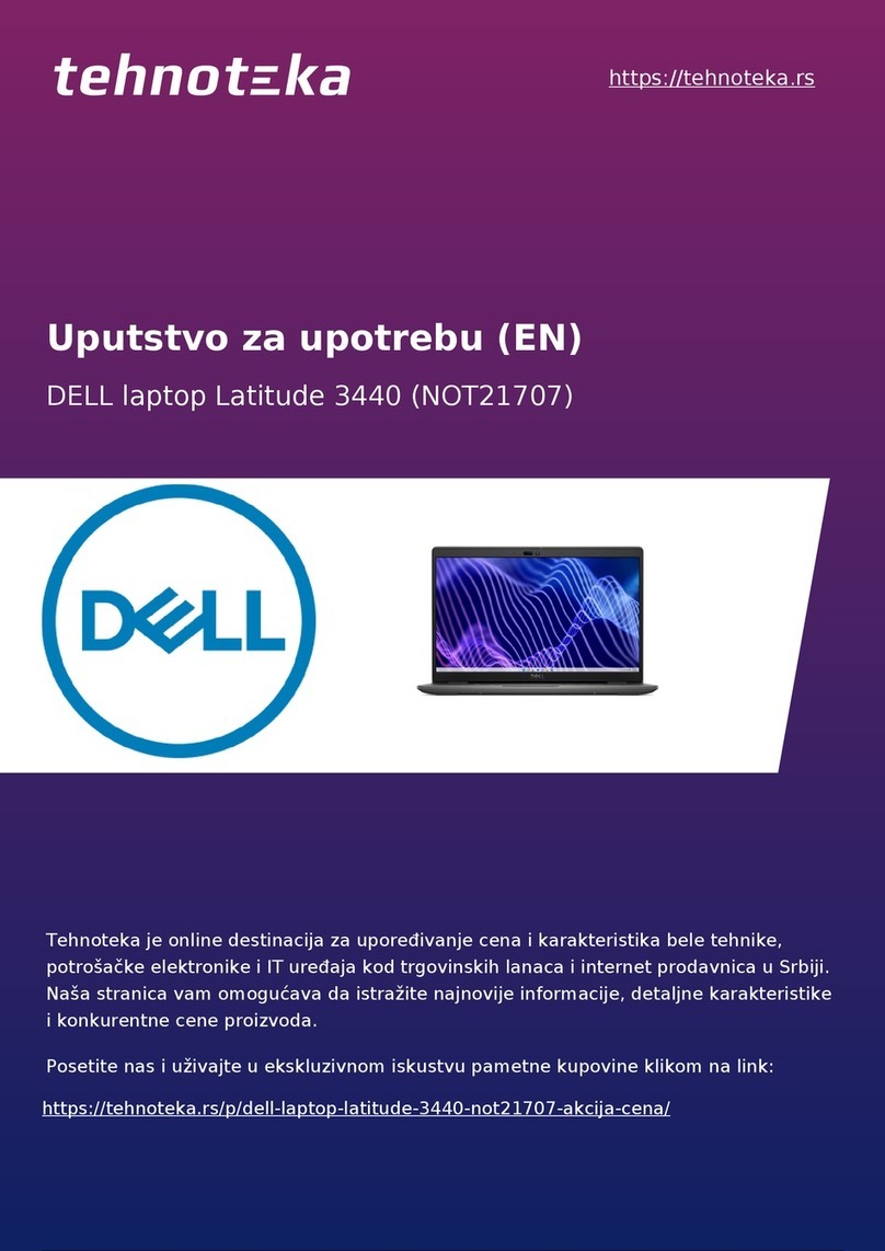 Dell NOT21707 Operation and maintenance manual