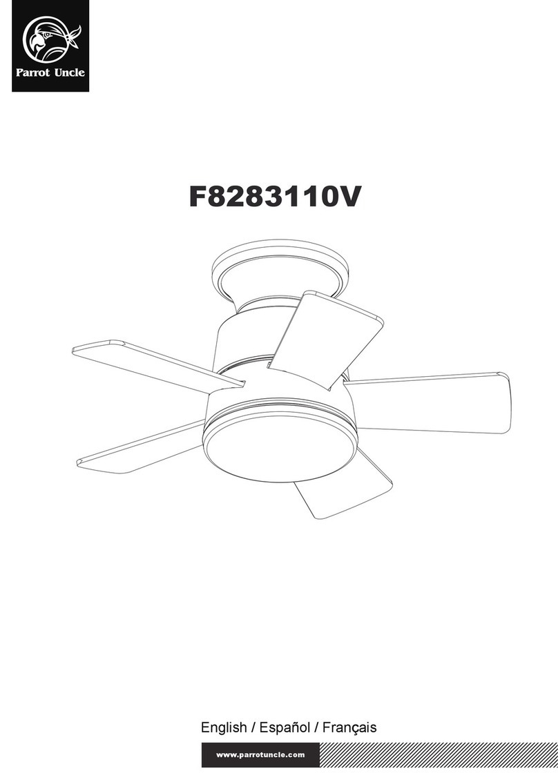 Parrot Uncle F8283110V manual