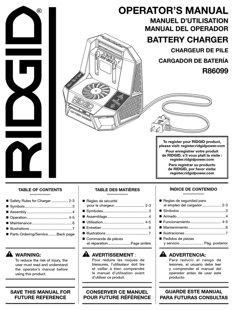 RIDGID R86099 Operator's manual