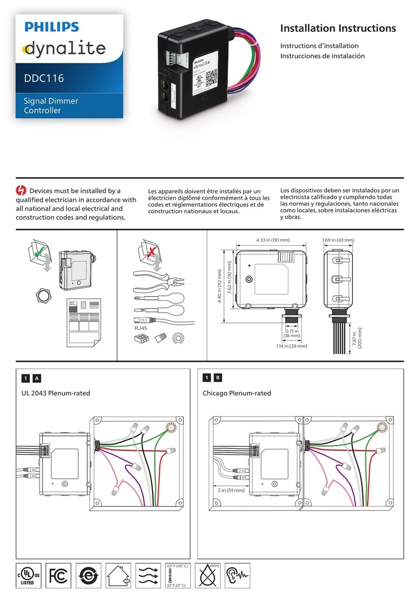 Philips dynalite DDC116 User manual Philips dynalite DDC116 User manual