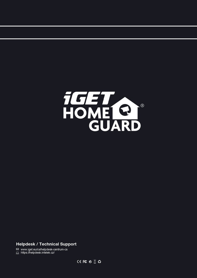 Iget HOMEGUARD HGDVK83304 quick start guide
