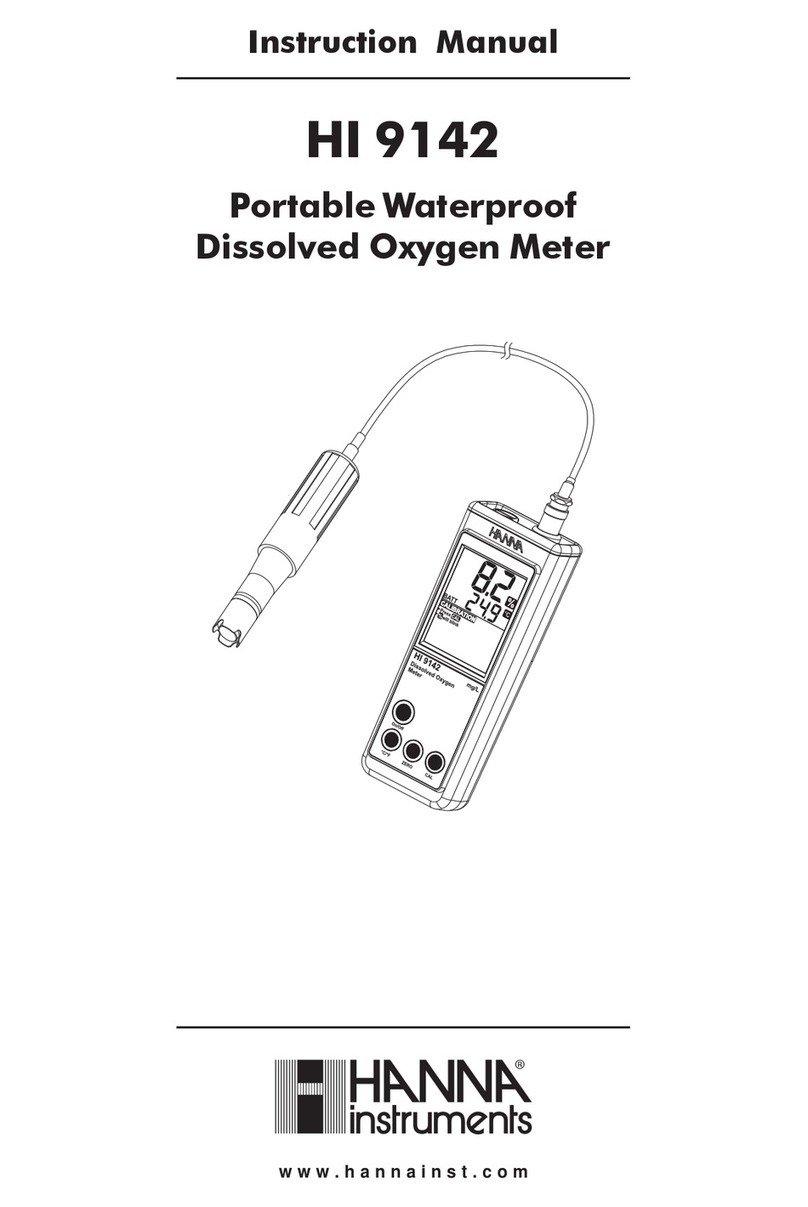 Hanna Instruments HI 9142 User manual