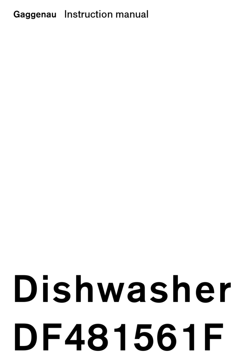 Gaggenau DF481561F instruction manual