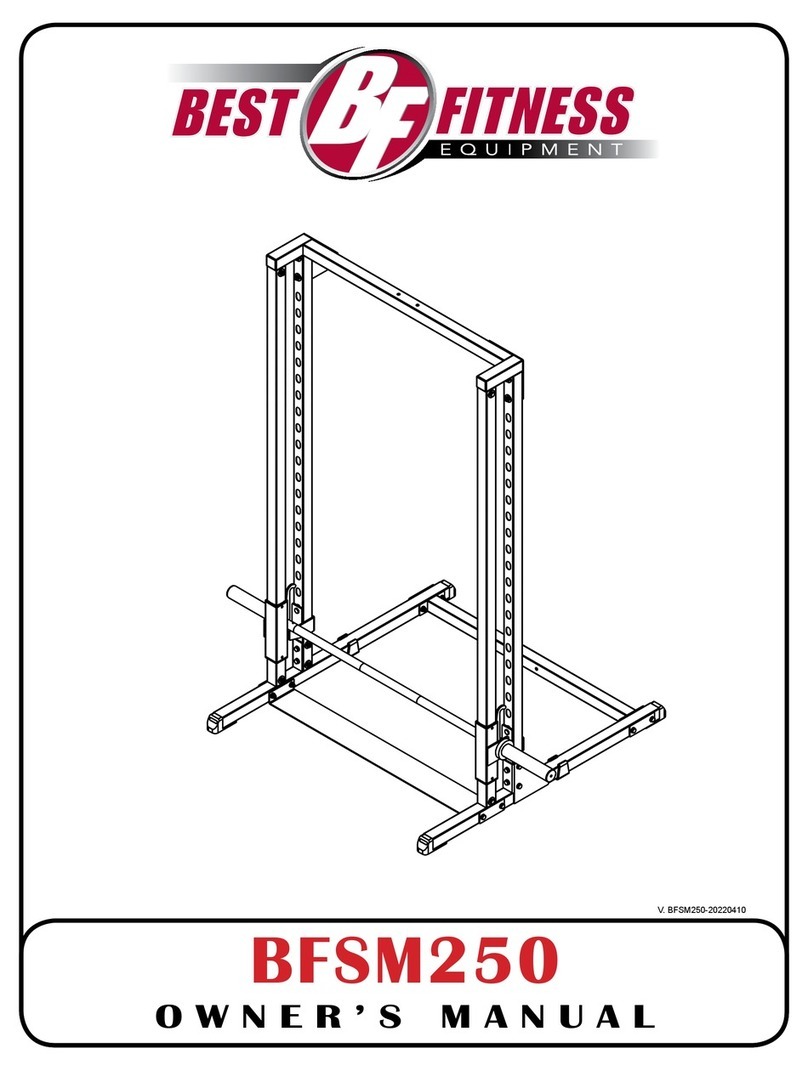 Best Fitness BFSM250 owner's manual
