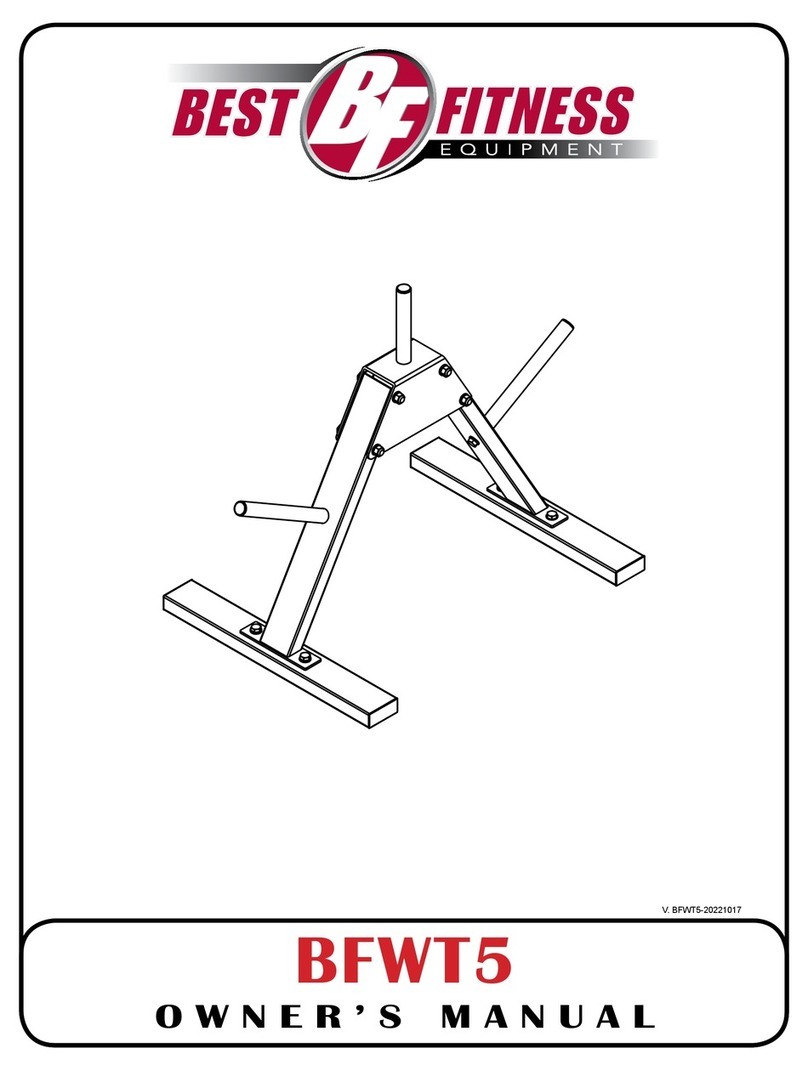 Best Fitness BFWT5 User manual