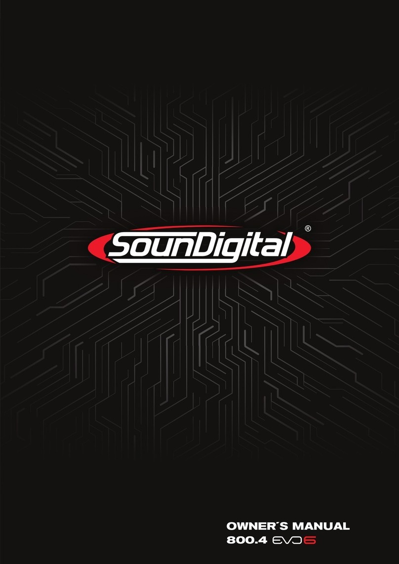Soundigital 800.4 EVO6 owner's manual