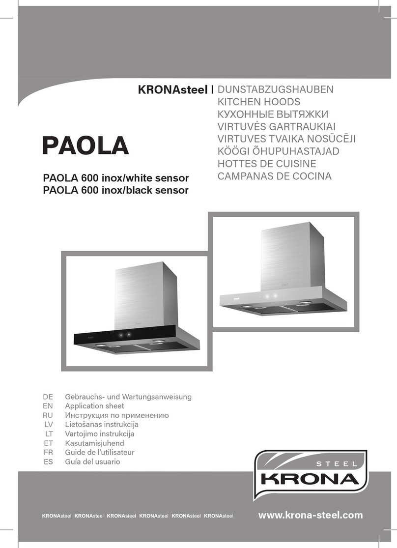KRONAsteel PAOLA 600 User guide